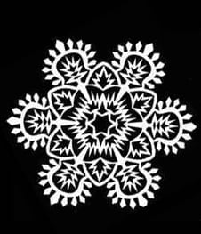 3 template for cutting snowflakes from paper