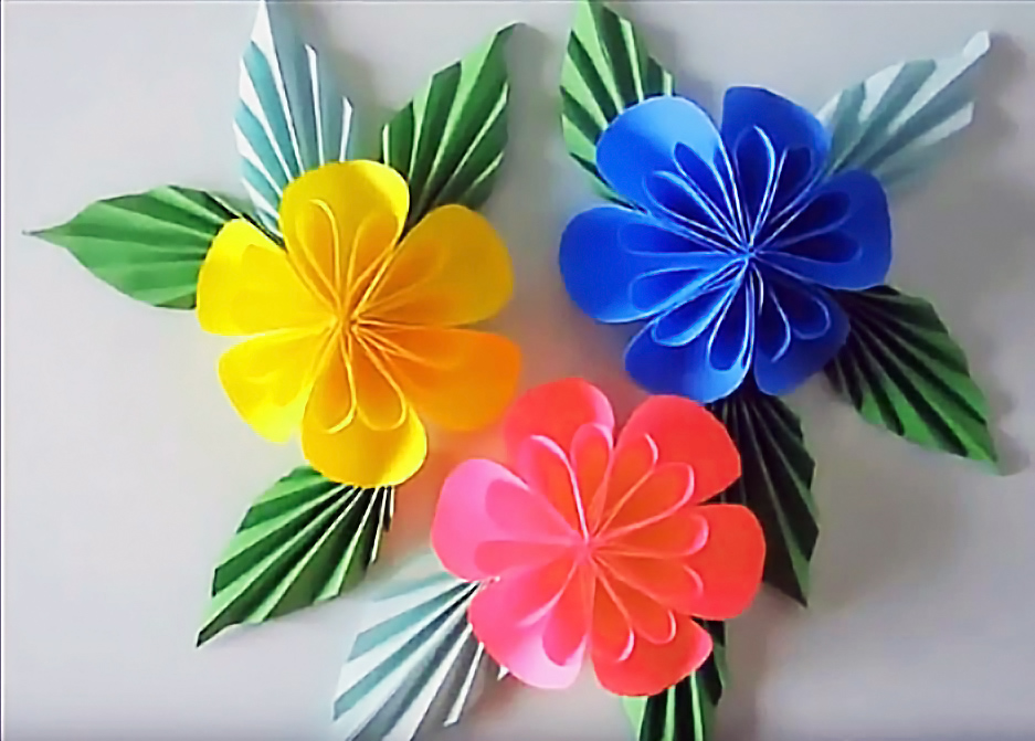 Букеты цветов из салфеток с детьми