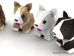 Puppies from paper
