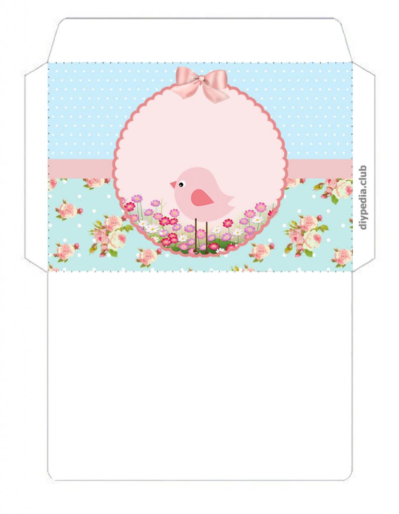 Mail envelope template