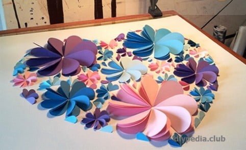 How to make a heart of paper