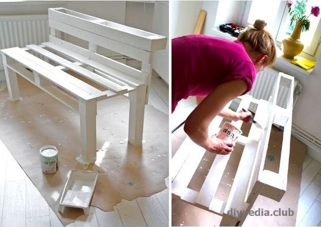 Furniture made of pallets with your own hands
