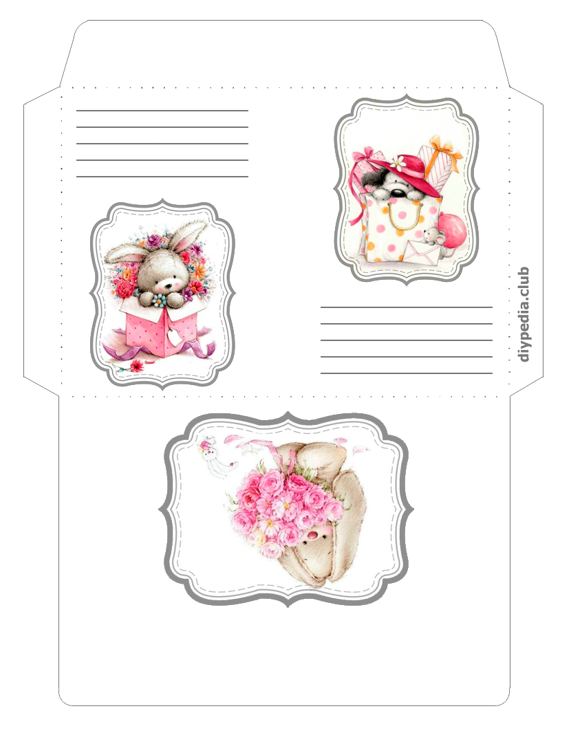 holiday envelope template