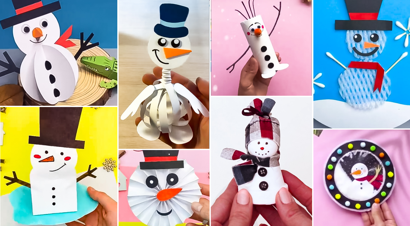 snowman crafts ideas
