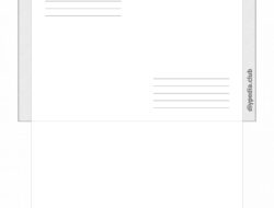 Поштові конверти для листів (шаблони для друку на а4)